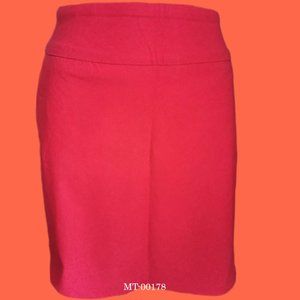 S.C.&Co. Tummy Control Printed Skirt (Red)